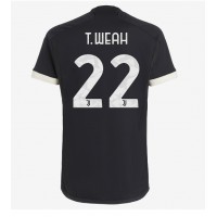 Dres Juventus Timothy Weah #22 Tretina 2023-24 Krátky Rukáv